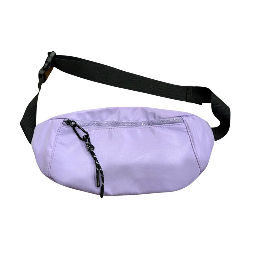 Street Level Purple Nylon‎ Belt Bag Adjustable Waist Pack Lavender Fanny Pack